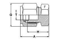 37 Degree Flare Pipe End Closure