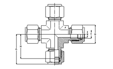 Union Cross (Cross Fittings)