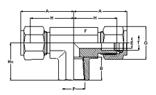 Female Branch Tee-N (Tee Fittings)