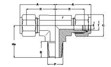 Male Branch Tee-N (Tee Fittings)