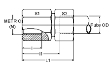 Flareless Tube Female Connector
