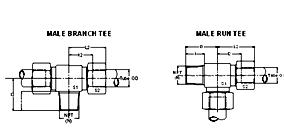 Flareless Tube Male Elbow Taper