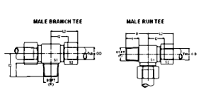 Flareless Tube Male Elbow Taper