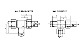 Flareless Tube Male Elbow Taper