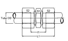 Flareless Tube Union