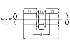 Flareless Tube Union