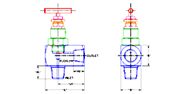 Needle Valves Npt(male) X Npt(female) : Angular