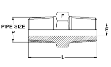 Pipe Fittings Hex Nipples